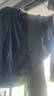 沃萨维（WOSAWE）春秋季公路车薄款长袖自行车骑行服高弹透气速干山地车短袖上衣男 初适-宝蓝色长袖套装 吸湿排汗 XL （适合80-90KG) 实拍图