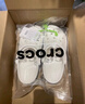 crocs卡骆驰洞洞鞋贝雅卡骆班轻便耐磨一脚蹬休闲鞋|205089 白/深蓝-126 44 (280mm) 实拍图