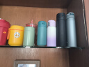 米家旋盖杯 保温杯 316不锈钢真空水杯 便携大容量咖啡杯 500ml藏蓝色 实拍图
