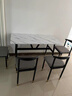 普优斯家用餐桌简易经济小户型出租房桌子长方形简约商用饭桌餐桌椅组合 仿白石纹 长100宽60高75单桌 实拍图
