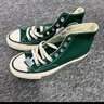 匡威（Converse）官方 1970S巴恩风穿搭运动帆布鞋丛林绿绿色168508C 绿/168508C 37 实拍图