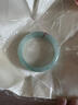 冰种飘花翡翠玉手镯玻璃种贵妃正圈翡翠玉镯缅甸翡翠手镯正品 内径54mm 实拍图
