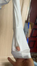 浪莎（LangSha）冰丝防晒衣女夏季遮阳防晒服骑行透气防紫外线薄款宽松防晒外套女 白色 均码（80-160斤） 实拍图