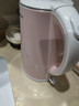 美的（Midea）烧水壶电热水壶电水壶 双层防烫 食品级304不锈钢 1500W快速沸腾 1.7L大容量 618提前抢 HJ1705 实拍图