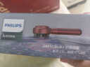 飞利浦（PHILIPS）智能按摩梳【护发小红梳】EMS双红光养护头皮头部按摩器导液送男女友老婆生日520高端礼物5303H红 实拍图
