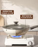 炊大皇 炒锅不粘锅 易洁少油烟平底煎炒锅32cm 电磁炉通用 瓷晶CJ32CG 实拍图