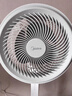 美的（Midea）空气循环扇电风扇落地扇安静轻音家用卧室电扇节能小风扇低噪循环轻羽扇 【整屋新风·台地两用】（FGA24TS） 实拍图