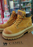 骆驼（CAMEL）【山丘】经典大黄靴反绒马丁靴户外工装靴 L23W076065 土黄 37 实拍图