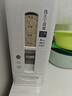 川岛屋装米桶家用防虫防潮密封米箱储存米罐自动出米缸大米收纳盒 12斤装白色(计量+自动出米) 实拍图