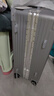 ULDUM行李箱男旅登机箱行箱子铝框拉杆箱学生小型登机密码箱皮箱开学季 星耀铂金铝框-奢华银 24英寸 【可托运】 实拍图