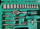 世达（SATA）工具21件套汽修工具箱套装6.3mm系列棘轮扳手套筒组套09521 21件6.3MM系列套筒组套 09521 实拍图