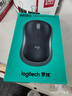 罗技（Logitech）M185鼠标 无线鼠标 办公鼠标 对称鼠标 黑色灰边 带无线2.4G接收器 实拍图