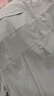 安踏零压T | 男子户外半拉链长袖加绒秋冬舒适速干百搭运动跑步打底衫 【微刷毛感户外T】云灰色-1 XL 实拍图