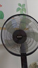格力（GREE） 电风扇落地扇家用低噪节能轻音大风力客厅办公室宿舍摇头电风扇宽叶片落地扇广角16寸电风扇 5叶黑色机械款（可定时FD-4012-WG） 实拍图