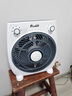 卡帝亚（KADEER）电风扇台式迷你转页扇宿舍台扇桌面小风扇低噪音鸿运扇六扇叶风扇母婴扇 定时 灰色 实拍图