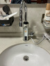 奥克斯（AUX）电热水龙头热水器加热水龙头快速热水变频恒温厨房下进水 【大屏数显】电镀银+漏保插头+万向喷头 实拍图