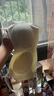 ubras虞书欣同款无尺码小奶皮轻褶文胸罩隐形无痕内衣女冰绿色背勾 实拍图