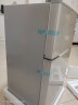 新飞（Frestec）小冰箱迷你小型双门家用 宿舍出租房办公室冷藏冷冻电冰箱节能省电 【一级能效】BCD-76A128LS 太空银 实拍图
