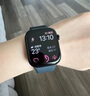 Apple Watch Series 10 智能手表42毫米亮黑色铝金属表壳黑色运动型表带S/M【GPS款】MX1M3CH/B 实拍图