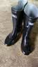 回力丨807高筒黑色雨靴男女士水鞋塑胶套鞋胶鞋防水防滑户外 回力807中筒 41 实拍图