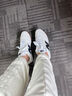 NEW BALANCE NBRC42官方运动鞋男鞋女鞋秋冬百搭休闲运动板鞋薄底鞋德训鞋 白色/灰白色 URC42LA 38.5 (脚长24cm) 实拍图