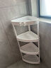 加度 浴室置物架卫生间三角多层收纳架子落地洗澡间厕所转角脸盆架 实拍图
