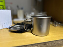 铠斯（KEITH）轻量单层钛杯 纯钛水杯 钛茶杯咖啡杯 轻质便携户外野营钛茶杯 350ML钛杯带钛盖-Ti3240 实拍图