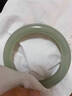 老凤祥和田玉手镯晴水玉镯玉手镯玉镯正品送老婆女友生日礼物女神节礼物 和田玉青绿手镯（圈口56） 实拍图