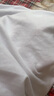 无印良品（MUJI）女式 天竺编织圆领短袖T恤上衣打底衫女款内搭多巴胺女装 白色BB2P6C4S L (165/88A) 实拍图