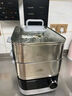 美的（Midea）锁嫩舱3.0家用电蒸锅智能烹饪多功能锅可视分区一锅多用不锈钢蒸炖锅锁嫩舱多用途锅MZ-ZGS352202 实拍图