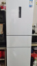 美的（Midea）283白色三门三开门大容量家用小型电冰箱一级能效风冷无霜租房小冰箱多门以旧换新【国家补贴】 实拍图