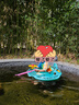 swimbobo儿童游泳圈 小孩户外温泉坐圈 小孩充气戏水坐艇 游泳装备K2001 实拍图