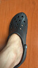 crocs卡骆驰洞洞鞋贝雅男鞋女鞋轻便耐磨一脚蹬拖鞋休闲鞋|10126 黑色-001 43 (270mm) 实拍图