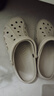 卡骆驰crocs洞洞鞋贝雅男鞋女鞋轻便耐磨一脚蹬拖鞋休闲鞋|10126 卵石色-2V3 43 (270mm) 实拍图