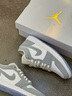 耐克NIKE篮球鞋男女同款小迪奥AJ1 JORDAN 1运动鞋DC0774-105白灰36.5 实拍图