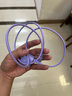公牛CtoC/公对公快充数据线 C-C 3A/60W MAX/1M/适用iphone苹果15/华为/小米/平板/笔记本电脑 迷雾紫 实拍图