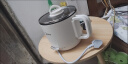 美的（Midea）电煮锅 电蒸锅 便携式可折叠1.6L旅行出差家用 宿舍小电锅学生宿舍泡面锅多功能锅XZE1621S 配蒸笼 实拍图