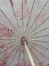 韫舜流苏伞古装伞油纸伞舞蹈伞绸布演出汉服女男古典风装饰道具吊顶伞 流苏丝带伞【梁祝粉】 82cm 实拍图
