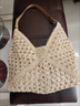 大容量编织包包女2026新款女包海边度假草编包百搭通勤单肩托特包 米白色 实拍图