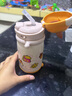 babycare儿童保温杯小松鼠成长婴儿宝宝学饮杯不锈钢吸管水杯水壶450ml 实拍图