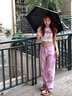 JCZS德国品牌迷你七折太阳伞生防晒防紫外线便携小巧晴雨两用遮阳伞 胶囊盒-七折-天空蓝 三折168股 x 92cm 实拍图
