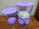 梦多福内衣内裤洗衣机专用迷你小型洗衣杯自动清洗机洗袜子神器无线双杯双桶充电便携宿舍免安装分体懒人 霞光紫（单杯/4000毫安）续航22次 内衣裤专用分桶分体-2.5L大容量 实拍图