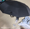 C'mon全自动晴雨伞三折大号防晒便携加固商务雨伞男 10骨木柄自动伞 实拍图