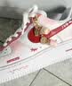 耐克（NIKE）球鞋定制 Air Force 1AF1空军一号 浅墨染指玫瑰情话男女情侣鞋 玫瑰情话 定制款不支持退换  36 全新正品 假一赔十 实拍图