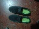 回力官方一脚蹬男鞋秋冬透气爸爸鞋老人鞋休闲老北京布鞋子男 黑色40 实拍图