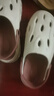 crocs卡骆驰经典特林洞洞鞋男女同款拖鞋耐磨休闲鞋|206340 黑色-001 41 /42(260mm) 实拍图