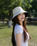 玖慕（JIUMU）防晒帽女士遮阳帽太阳帽渔夫帽凉帽夏季户外遮脸防紫外线帽子女 实拍图