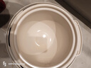 幸甚日本品牌4L大容量电饭煲电压力锅电饭锅多功能智能不锈钢陶瓷釉内胆电炖锅家电电锅微压锅多功能锅 （3-6人）陶白-双胆 4L 实拍图