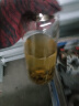 恩尔美（nRMEi）茶水分离杯大容量男士泡茶杯冷泡杯高硼硅耐热便携办公室喝水杯子 【茶水分离+杯套】本色 1000ml 实拍图