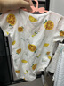婧麒（JOYNCLEON）婴儿衣服夏季包屁衣纯棉新生儿男女宝宝连体衣薄款三角哈衣爬服 橙子 80cm 【9-18个月体重8.5-10kg】 实拍图